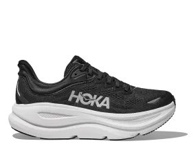 Hoka Men's Bondi 9 Running Shoes- Black/ White